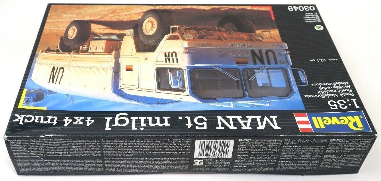 Revell  MAN 5t. milgl 4x4 Truck 1/35 Scale Plastic Model Kit P/N: 03049