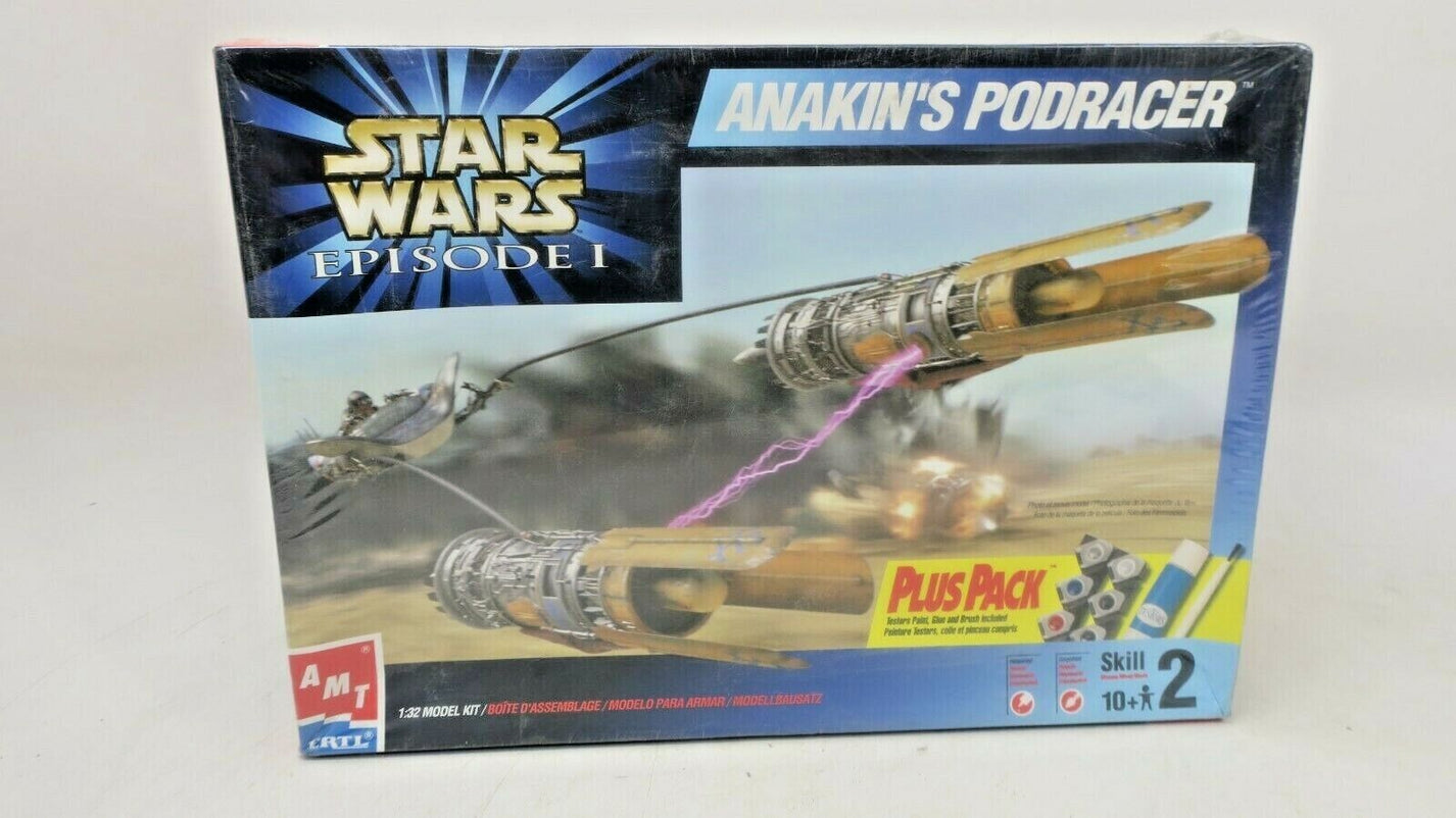 STAR WARS Episode I AMT ERTL Anakin's Podracer 1/32 FS NEW Model Kit f ...