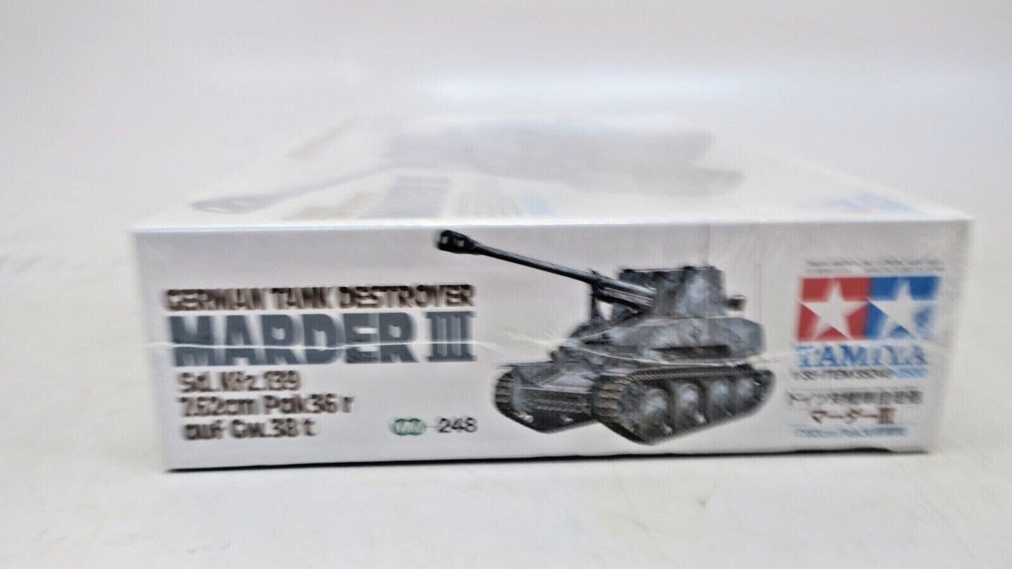 TAMIYA MARDER III - GERMAN TANK DESTROYER 1/35 PLASTIC MODEL TANK KIT 25161