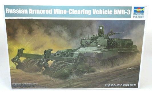 Trumpeter 09552 Russian Armoured Mine Clearing Vehicle BMR-3 1:35 Scale Kit