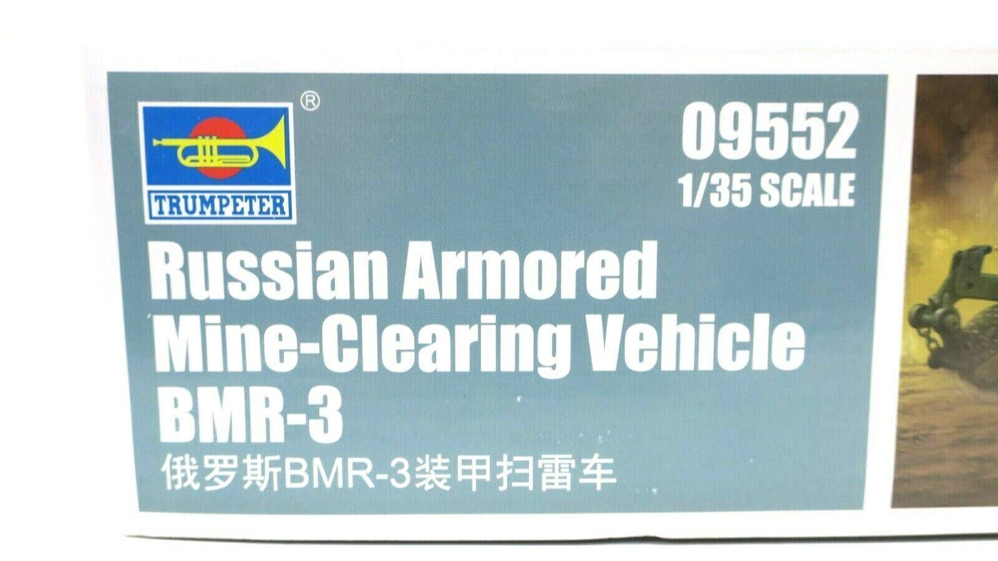 Trumpeter 09552 Russian Armoured Mine Clearing Vehicle BMR-3 1:35 Scale Kit