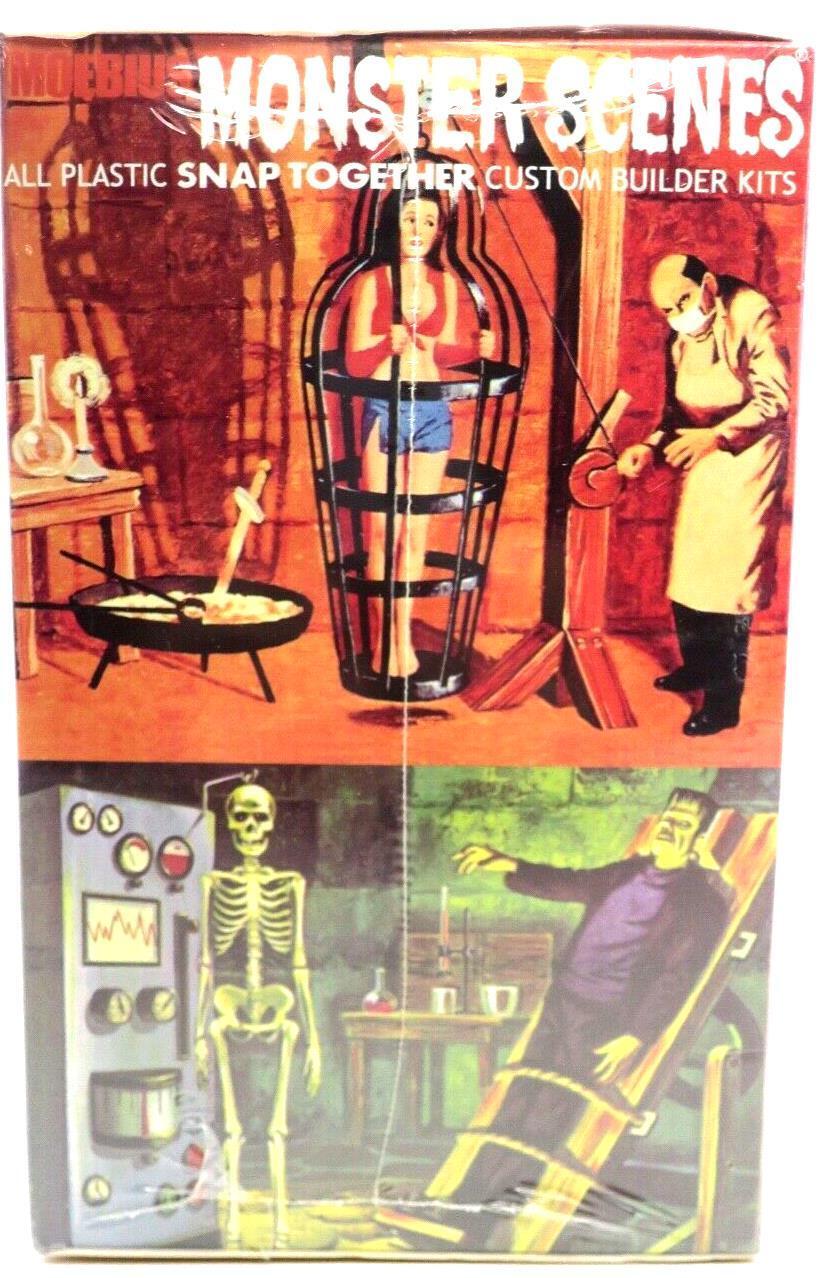 Moebius Monster Scenes 1/13 The Hanging Cage Snap Together Model Kit No. 637