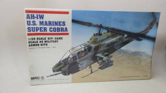 MRC ( ACADEMY ) 1/35 AH-1W U.S. MARINES SUPER COBRA, MODEL KIT # BA100