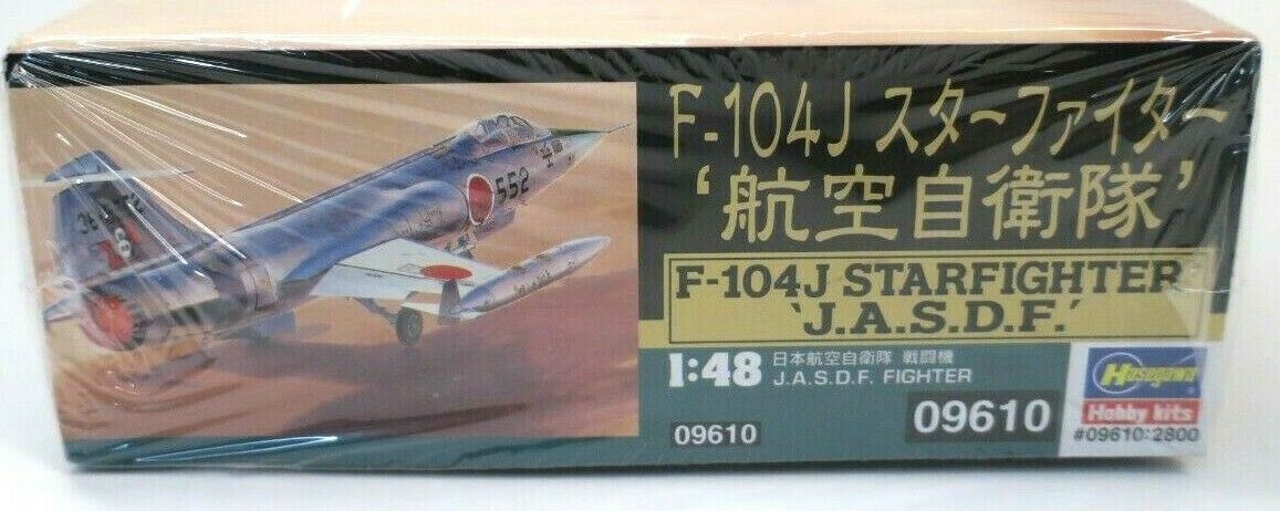 Hasegawa J.A.S.D.F Lockheed F-104J Starfighter 1/48 Model Kit P/N: 09610