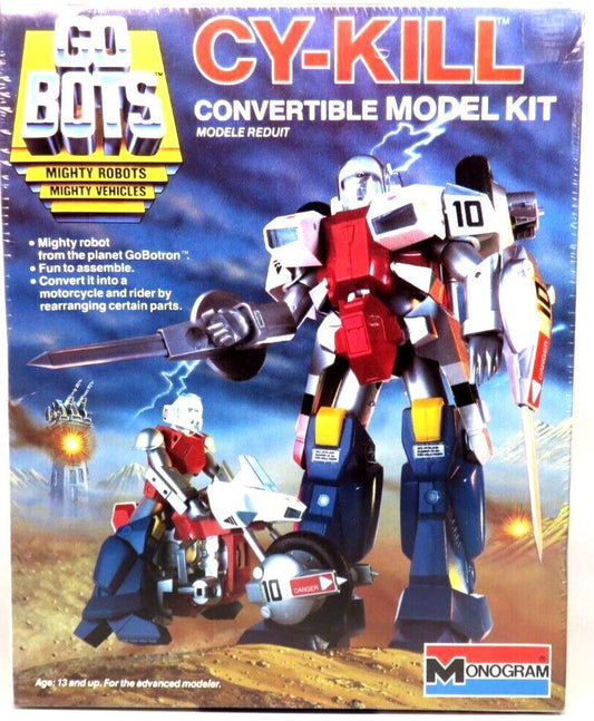 RARE Monogram GoBots Cy-Kill Convertible Model Kit (A11)