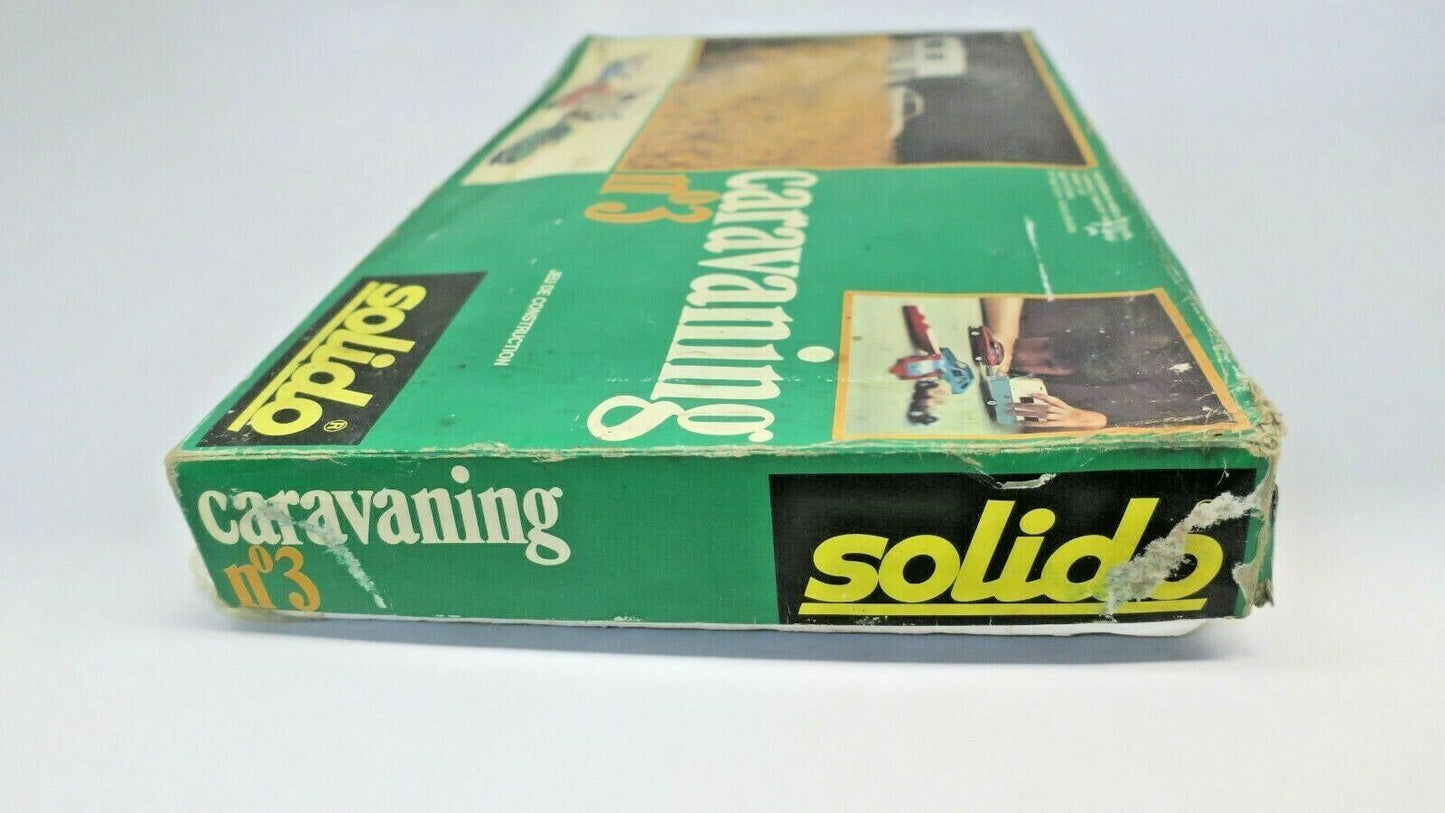 DIECAST SOLIDO VINTAGE KIT CARAVANING #3 NOS