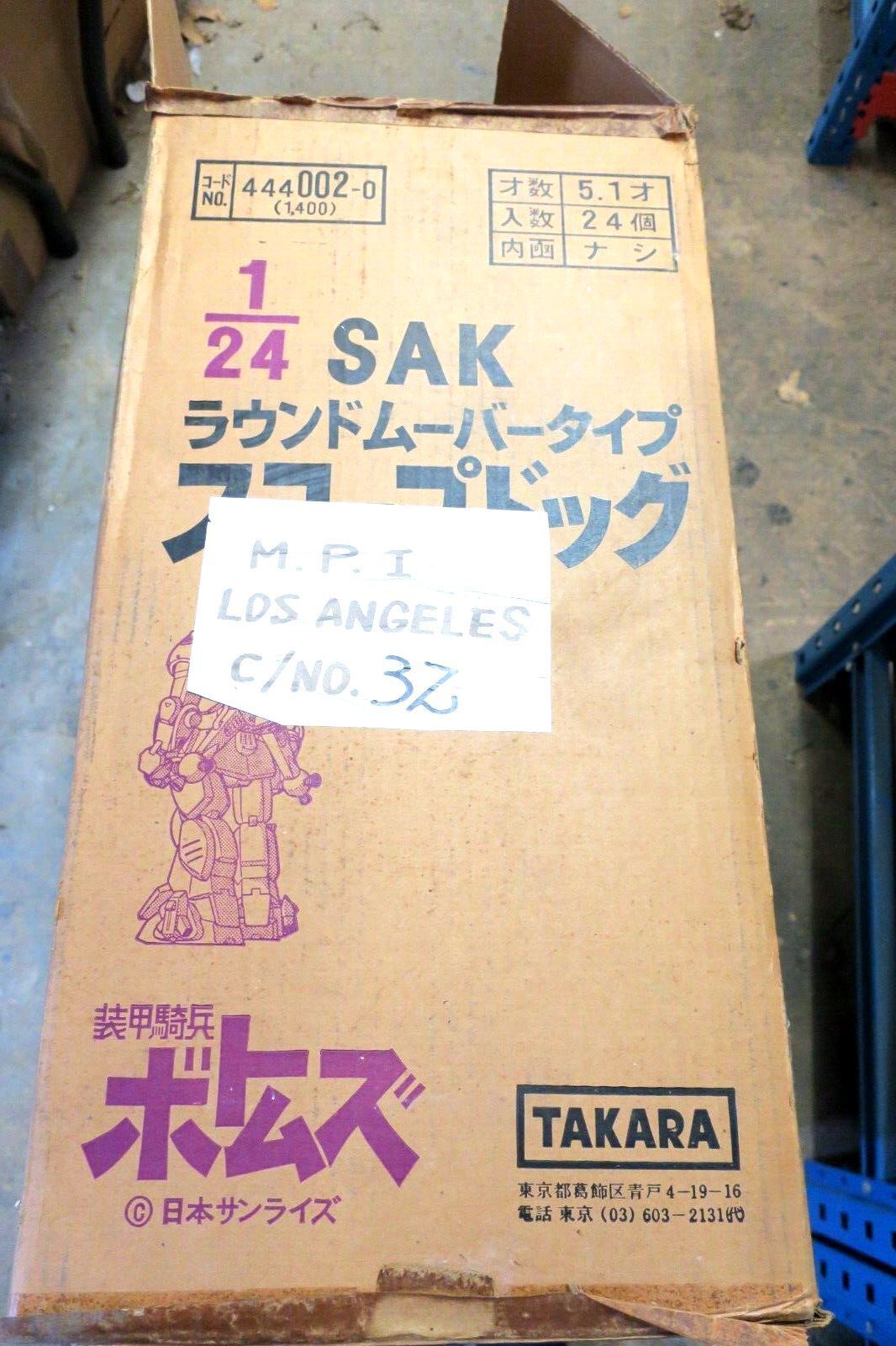 Takara Macross SAK 1/24 Model Kit Original Shipping Box D20