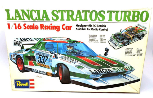 REVELL 1/16 RACING CAR LANCIA STRATOS TURBO RC CAR MODEL KIT H-8204 VERY RARE